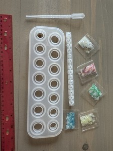 Resin Molds Silicone Ring, 14 Different Sizes with Size 14 Ring 