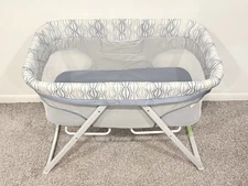 Ingenuity Foldaway Rocking Bassinet (Fletcher Pattern) Portable Travel Storage