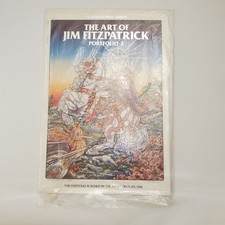 The Art of Jim FitzPatrick Signed Portfolio 2 1981 8 Color Plates