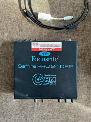 Focusrite Saffire Pro 24 DSP FireWire Audio-Interface 2 Mic-Ins Phantom MIDI