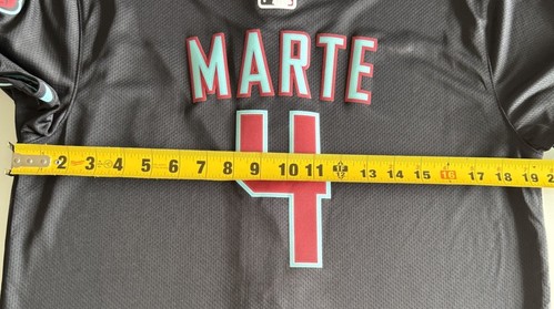 NEW Youth Kids Large MLB Nike Limited Ketel Marte Arizona Dbacks Jersey # 4 - Picture 17 of 19
