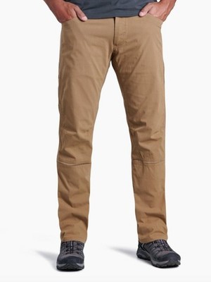 KÜHL RADIKL Klassik Technical Performance Hiking Pants Dark Khaki Brown, 36x32