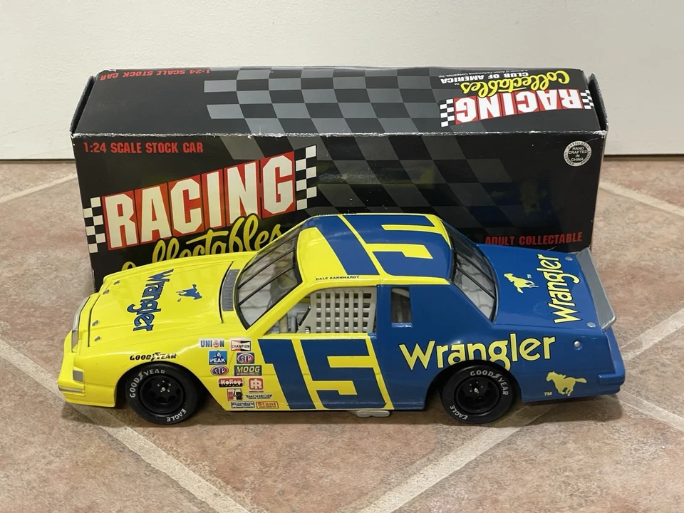 1982 Dale Earnhardt Wrangler Ford Thunderbird Action NASCAR 1/24 Ugly Bird CWC - Image 3 of 4
