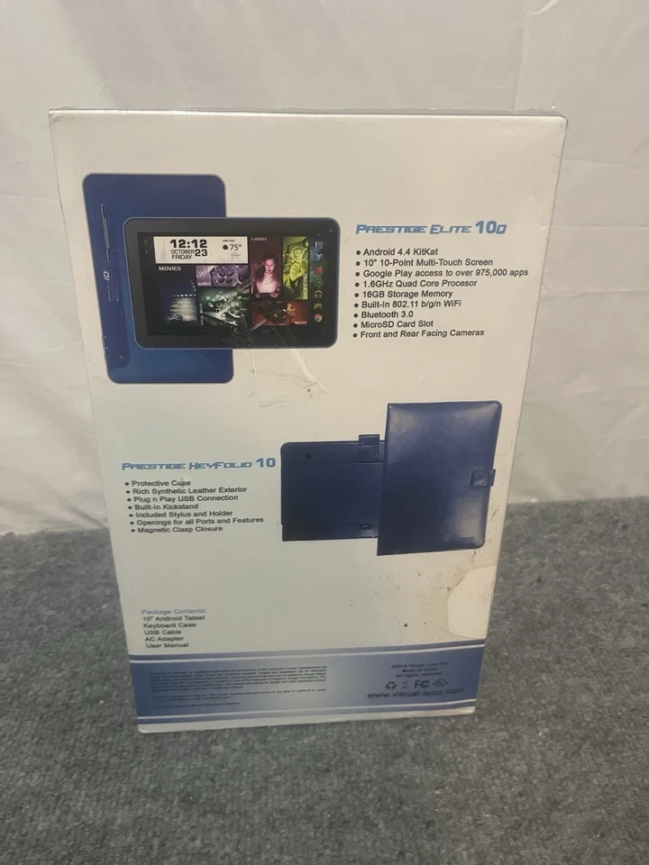 Visual Land Prestige Elite 10 Quad Core Tablet NIB - Image 4 of 4