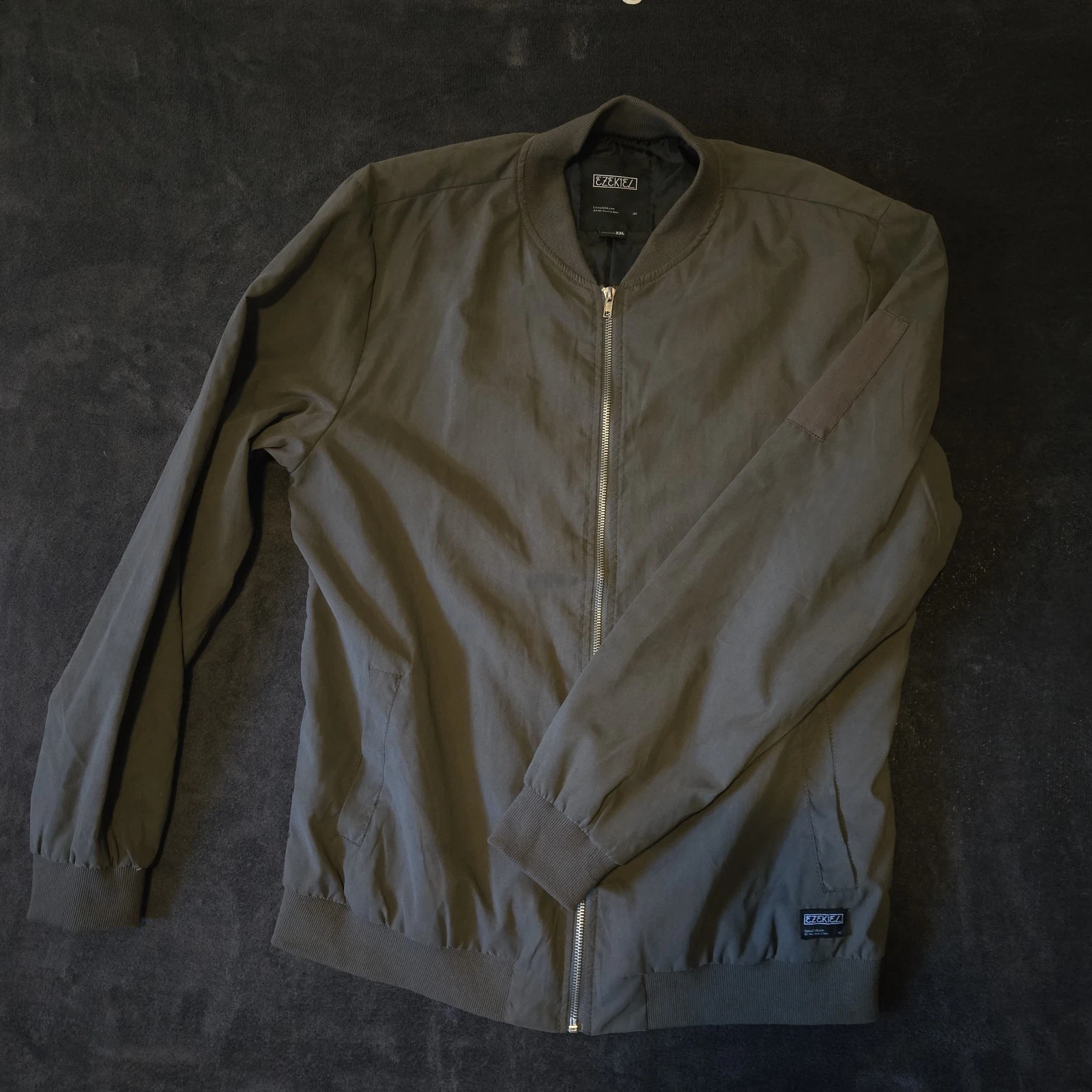 Ezekiel Rico Jacket Men’s Size XXL Gray Full Zip Lightweight Soft Shell