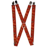 `Suspenders - 1.0`` - Antlers Brown/Turquoise/Gold` (Us Import) ACC NEU