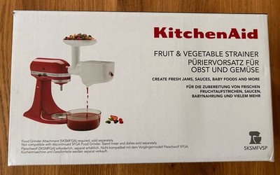 KitchenAid 5KSMFVSP Pürieraufsatz für KitchenAid Küchenmaschine mit kippbarem...