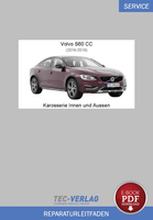 PDF Volvo S60 CC (16-18) Reparaturanleitung Karosserie Innen Und Aussen