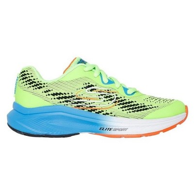 Skechers Elite Sport Stride Sneaker Shoes 403953L Lime/Blue Little Kid 13.5