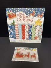 Night Before Christmas Helz Cuppleditch Stamps Paper Trimcraft Card Kit 2015