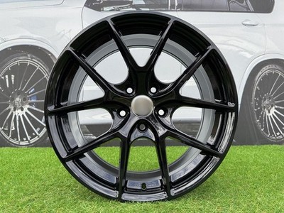 4X R17'' 5x108 Racing Line Style Black Gloss 7.5ET40 Wheels: Fits For Volvo, Ford