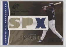 2008 SPx Winning Materials SPx 143/150 Carlos Delgado #WM-CD 4g8