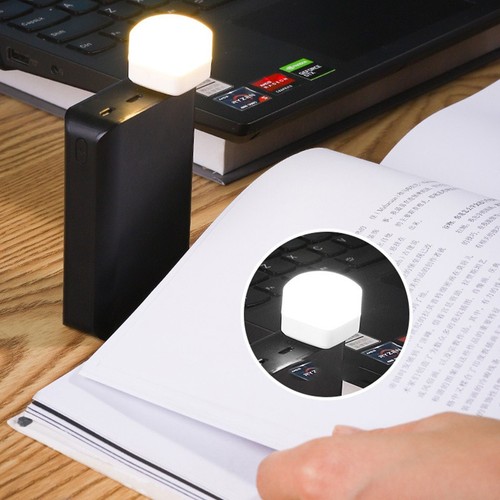 Lampe LED USB Portable Pour Lecture Nuit Protection Yeux 3.7cm Blanc - Afbeelding 9 van 19