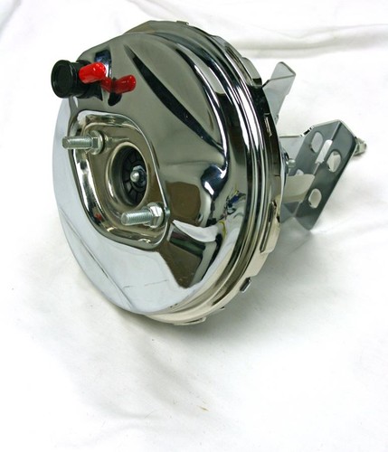 1955 56 57 Chevy Tri 5 9" Chrome Power Brake Booster Bel Air 150 Tri Five RETURN