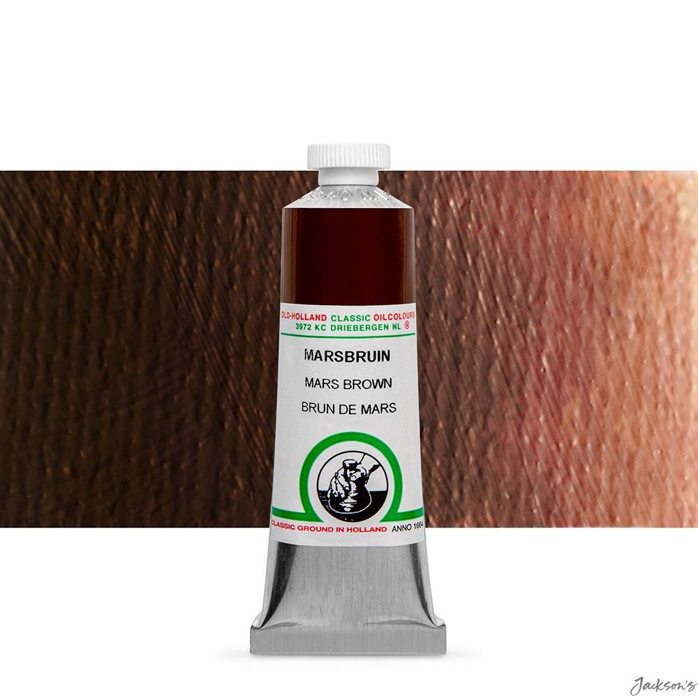 Old Holland Classic Oil Paint Tube 40ml Mars Brown Artist Colour