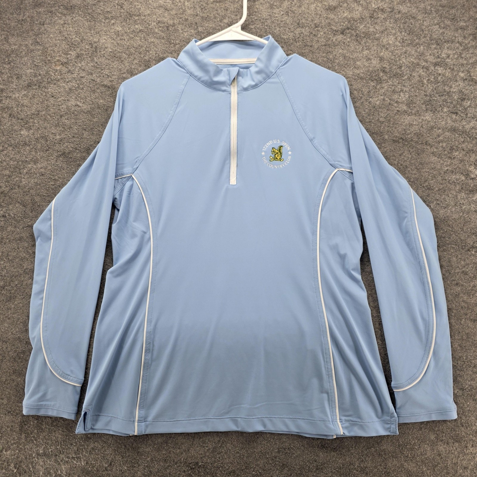 Peter Millar Pullover Womens Medium Light Blue Qu… - image 1