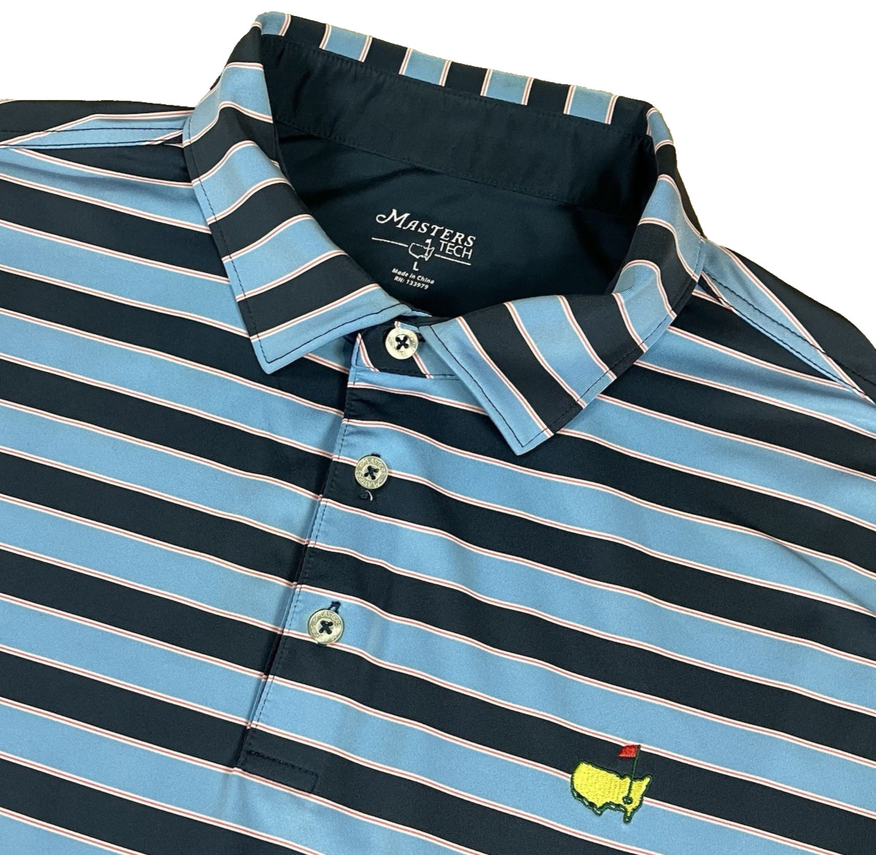 The MASTERS Tech Large Performance Blue Rugby Str… - image 1