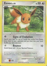 Eevee Common Rising Rivals 59/111 HP on eBay