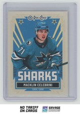 2025-26 O-Pee-Chee Retro Macklin Celebrini #119 San Jose Sharks