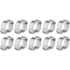 10 Stücke Verstellbare Edelstahl Schlauchschellen 5-23mm für robusten Einsatz