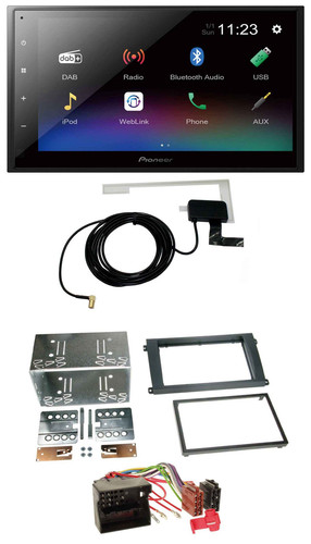 Pioneer DAB MP3 Bluetooth 2DIN USB Autoradio für Porsche Cayenne 2007-2010 - Bild 1 von 8