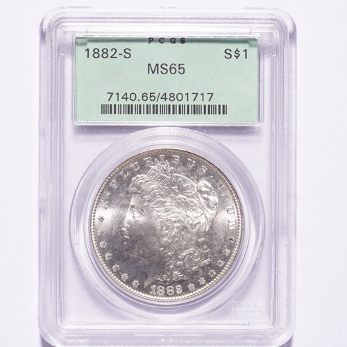 1882-S Morgan Silver Dollar PCGS MS65