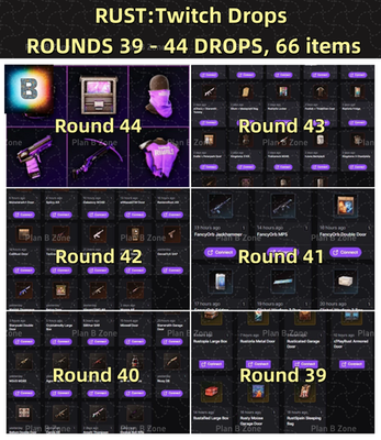 RUST Twitch Drops - ALL AVAILABLE SKIN IN Round 39 - SKIN - BOX - RARE WEAPONS E - Foto 8