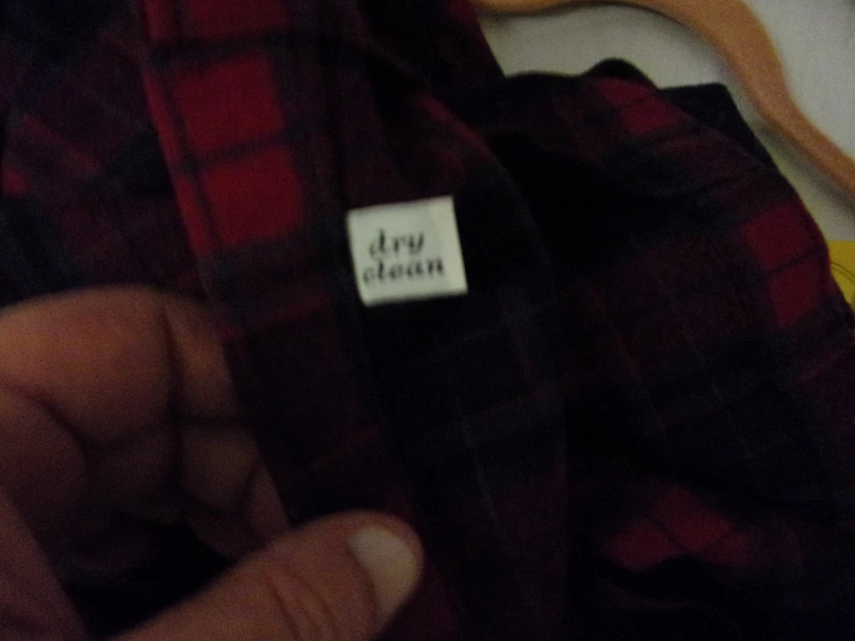 Mens Pendleton Wool Plaid Blazer Jacket  Red Tartan Plaid Long Sleeve Classic L - Image 3 of 4