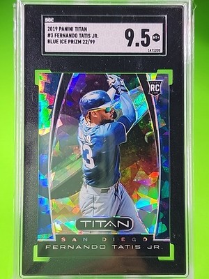 FERNANDO TATIS JR. 2019 Panini Chronicles Blue Ice #3 Rookie RC/99 SGC 9.5