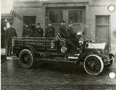 Fire Insurance Patrol Fire Truck Photograph Print 8.5x11''