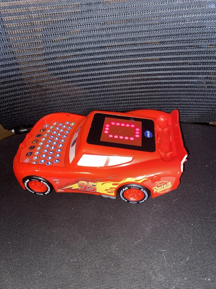VTech Disney Pixar Cars 3 Lightning McQueen Learn & Go Handheld Video Game Works - Image 3 of 3