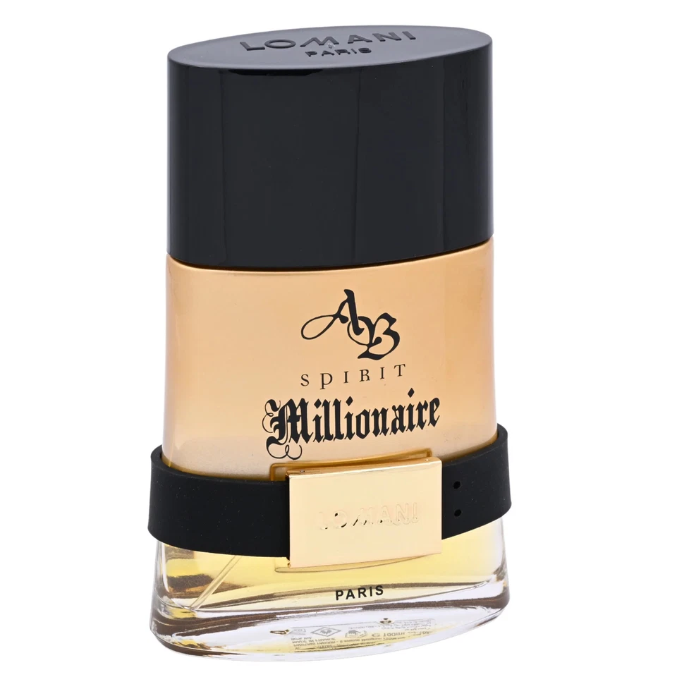 AB Spirit Millionaire by Lomani Cologne for Men EDT 3.3 / 3.4 New In Box - Image 3 of 4