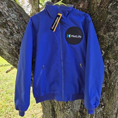 NWT! L.L Bean Warm Up Blue Bomber Nylon Jacket Fleece Lined Men's Size SMALL