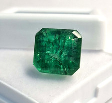 Colombian Green Emerald 6-8 Carat Asscher Cut Loose Natural Gemstone RK722