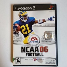 NCAA Football 06 Sony PlayStation 2 PS2 Complete NOT TESTED Disc/Case No Manual