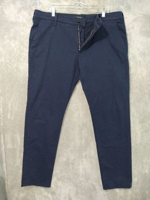 Mavi Pants Mens 38x32 Blue Chino Johnny Slim Leg Stretch Mid Rise Twill