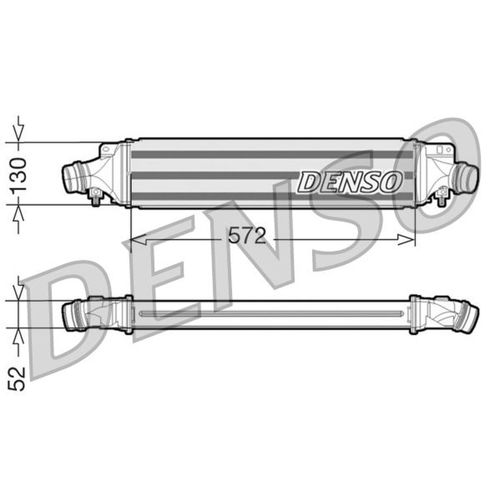 DENSO Intercooler DIT20003 - Charger - Genuine OE Part