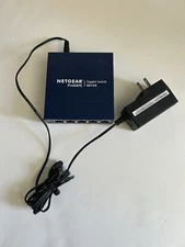 NETGEAR PROSAFE 5 PORT GIGABIT SWITCH GS105 With Power Cord