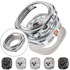 For Samsung Galaxy Watch 7 Ultra 47MM Aluminum Case Protective Bumper Cover Case
