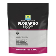 General Hydroponics FloraPro Bloom 7-12-27, Nutrient for Commercial Cultivation,