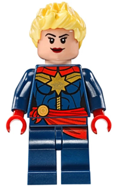 LEGO Super Heroes Avengers sh226 Captain Marvel Red Sash Good