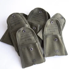 4-PCS Vietnam War M1956 First Aid Bag Compass Pouch Reproduction Green