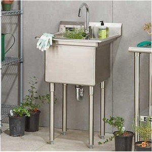 Details About Commercial Kitchen Utility Sink W Faucet Indoor Outdoor