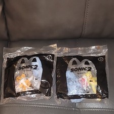 McDonald's Happy Meal Toy Sonic The Hedgehog 2 Toy Super Sonic Fox Tails 2 8