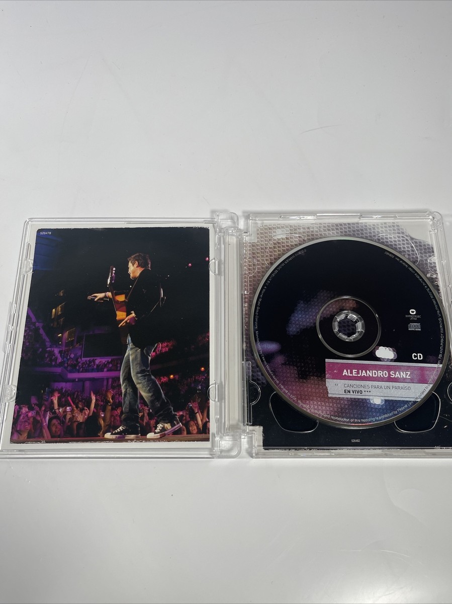 Alejandro Sanz - Canciones para un Paraíso (En Vivo) CD,DVD
