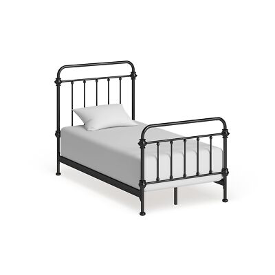 Inspire Q Giselle Antique Graceful Dark Bronze Victorian Iron Bed by Classic