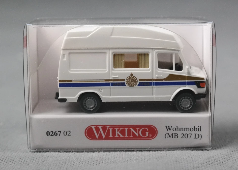 WIKING 026702/0267 02 H0,1:87 Wohnmobil (MB 207 D) "James Cook" - NEUHEIT 2024!