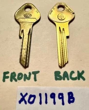 Vintage Dodge Chrysler Plymouth 1940s new old stock auto key blanks ILCO XO1199B