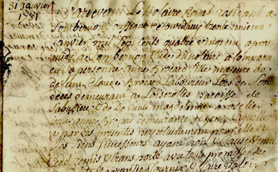 1781 La Bussière-en-Ouche métairie de Loizerolle abbaye Trois Vallées BROCARD