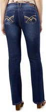 WallFlower Women's Luscious Curvy Fit Bootcut Jeans, Katy Size 20